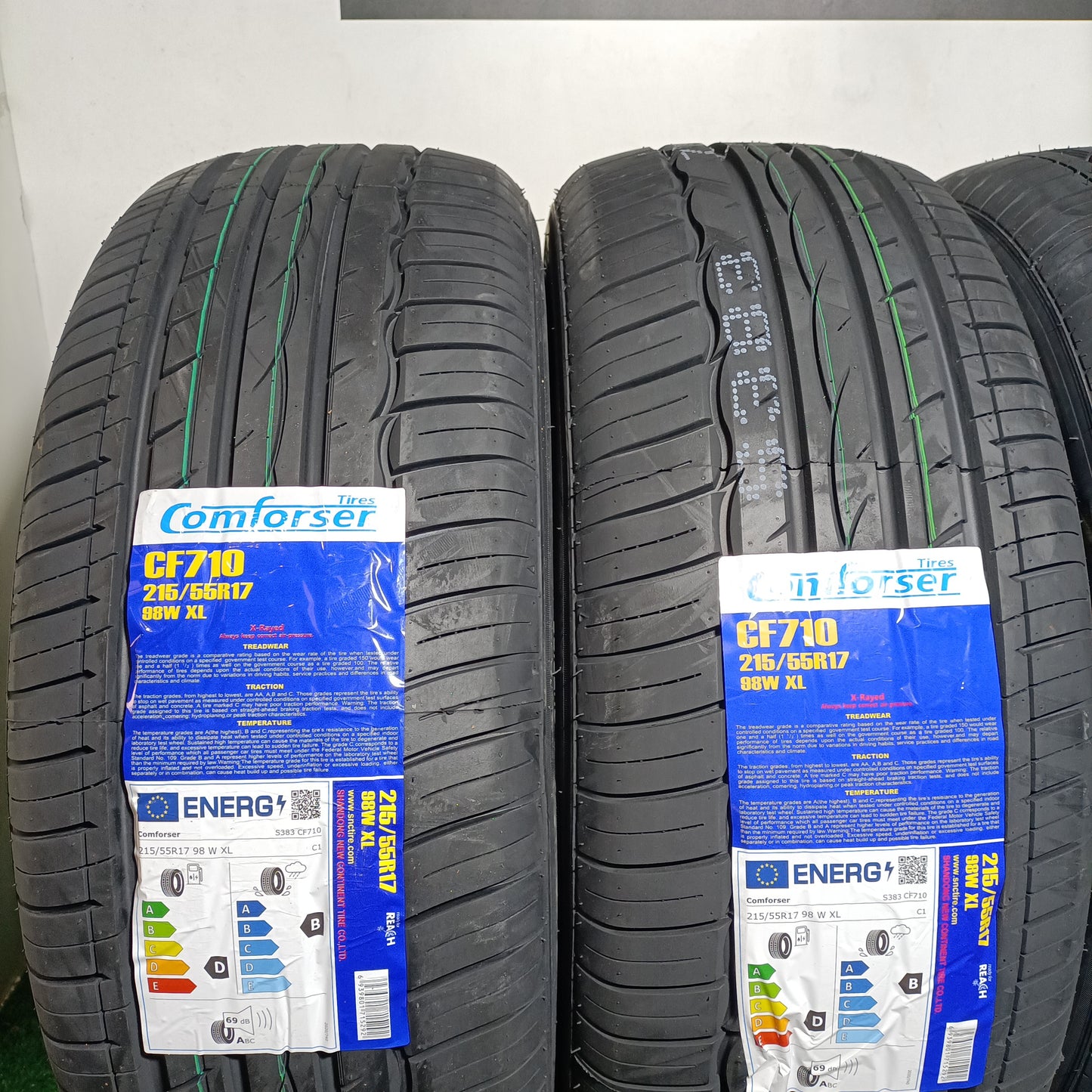 215 55 17 98W XL COMFORSER TIRES, CON PROTECCIÓN DE LLANTA  /PRECIO UNIDAD,  ENVÍO GRATIS.