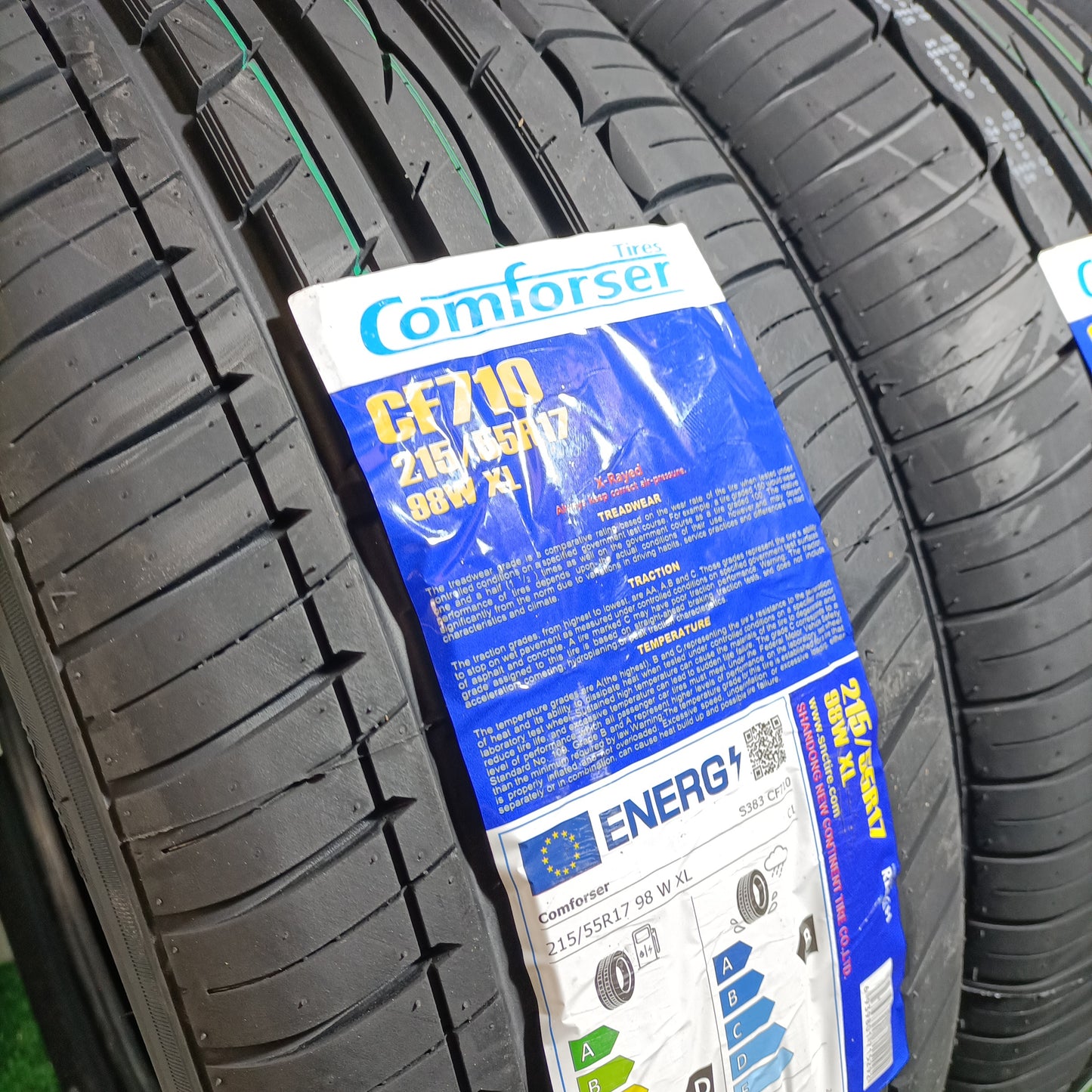 215 55 17 98W XL COMFORSER TIRES, CON PROTECCIÓN DE LLANTA  /PRECIO UNIDAD,  ENVÍO GRATIS.