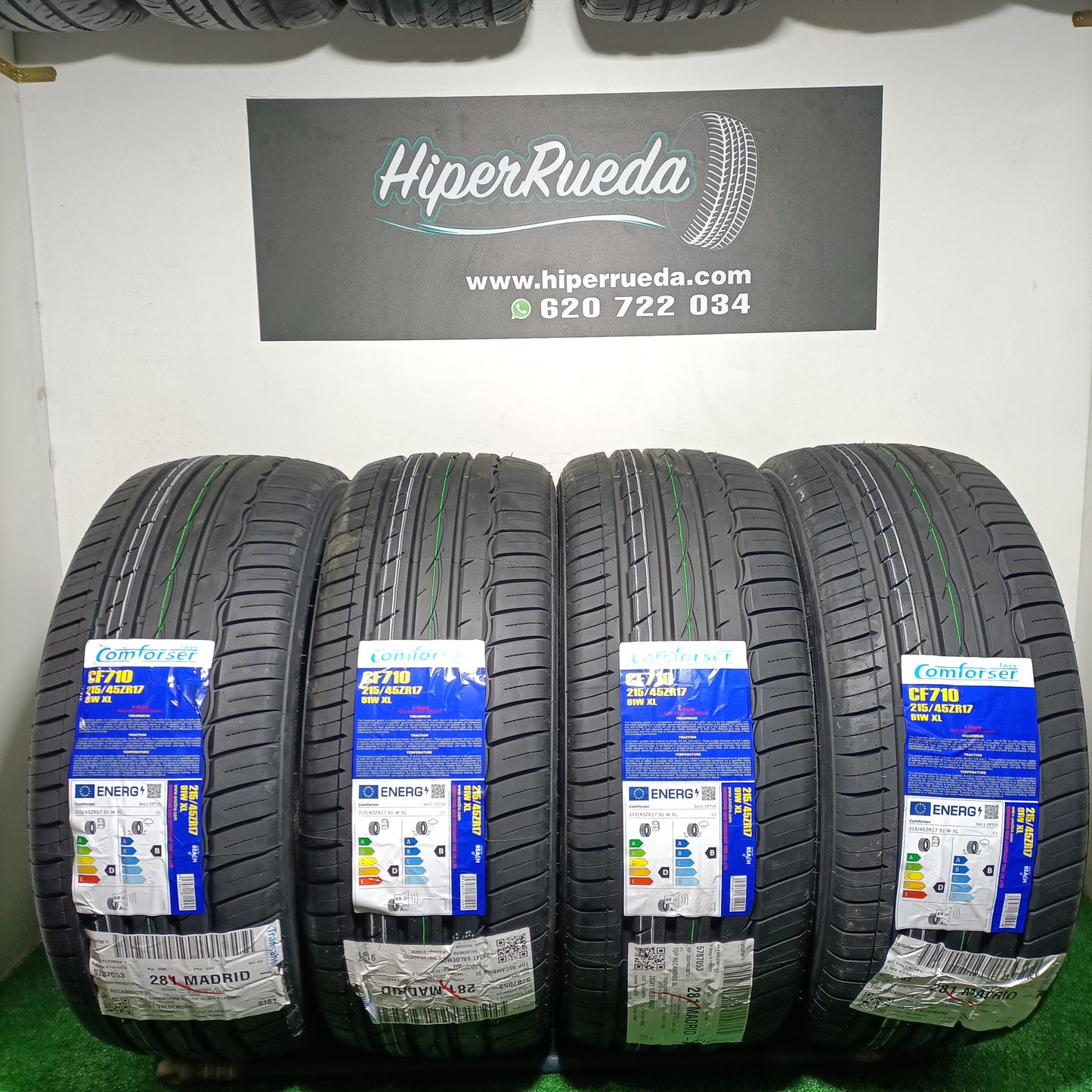 215 45 17 91W XL CF 710 COMFORSER TIRES, CON PROTECCIÓN DE LLANTA  /PRECIO UNIDAD,  ENVÍO GRATIS.