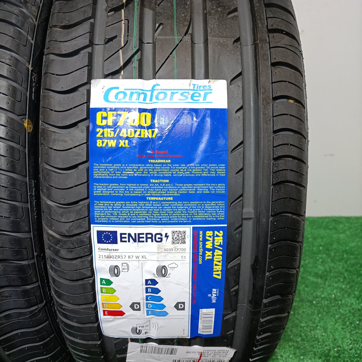 215 40 17 87W XL COMFORSER TIRES CF700 CON PROTECCIÓN DE LLANTA  /PRECIO UNIDAD,  ENVÍO GRATIS.