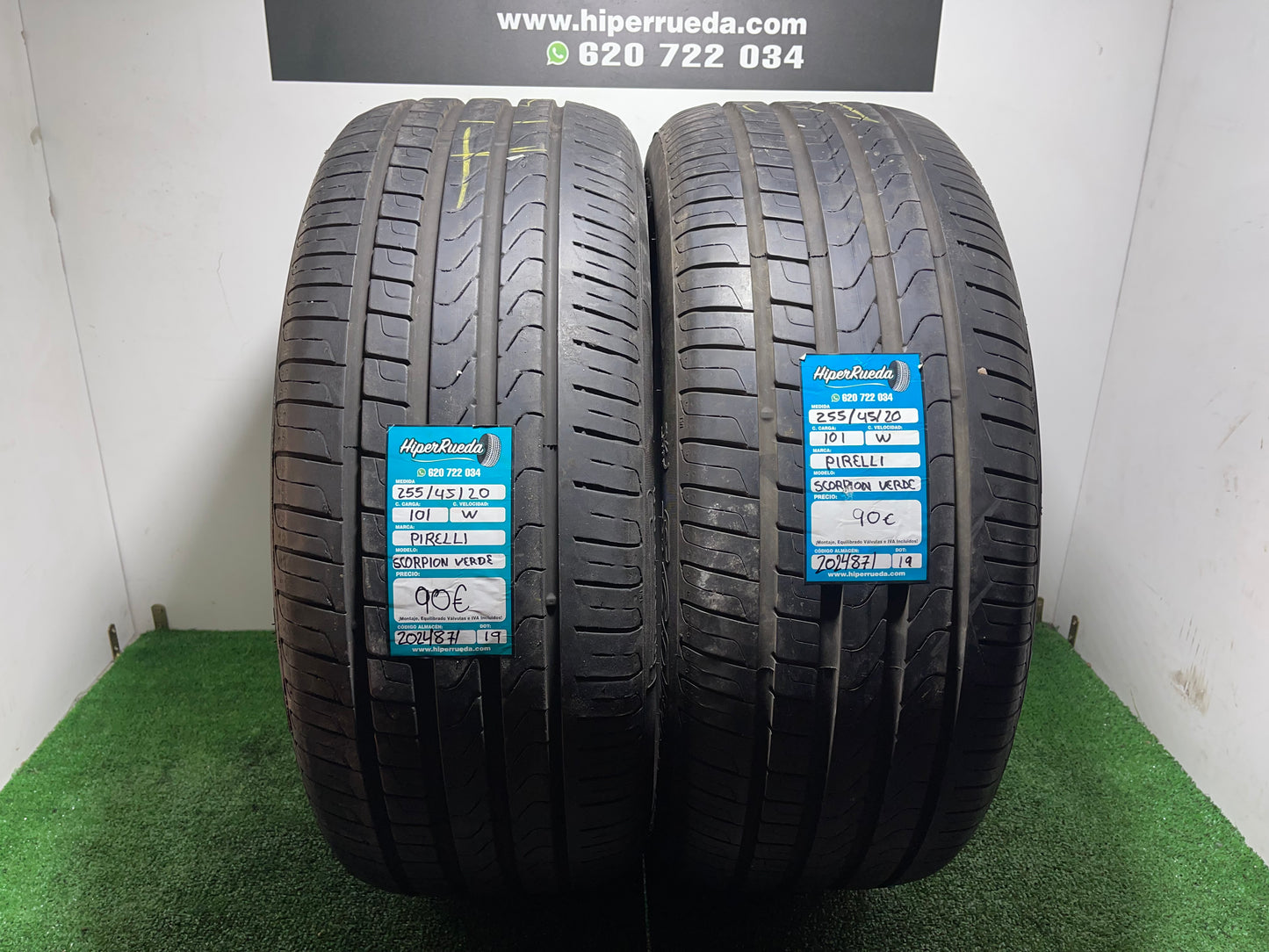 255 45 20 101W PIRELLI SCORPION VERDE