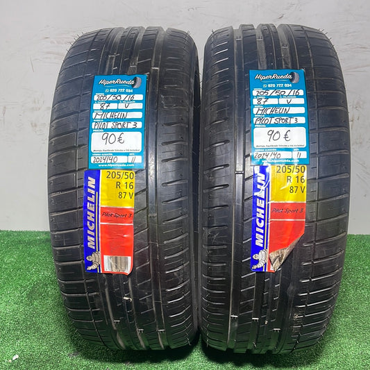 205 50 16 87V MICHELIN PILOT SPORT 3