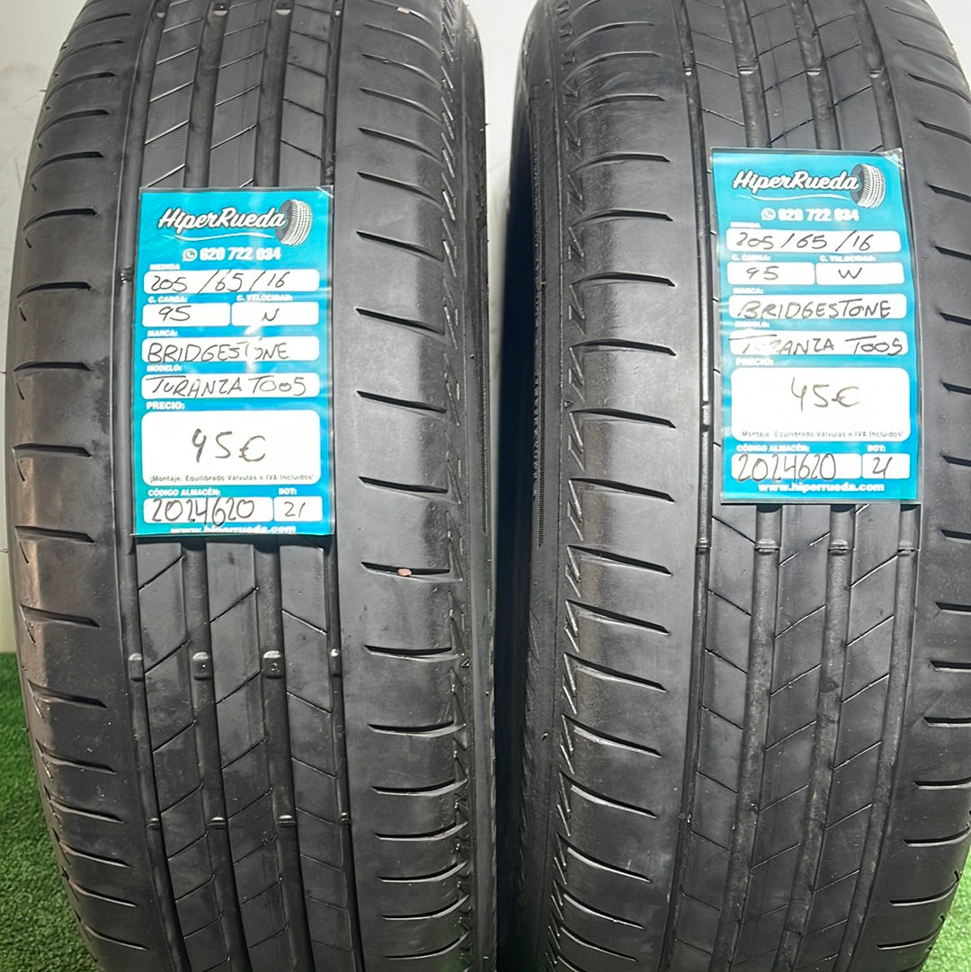 205 65 16 95W BRIDGESTONE TURANZA T005