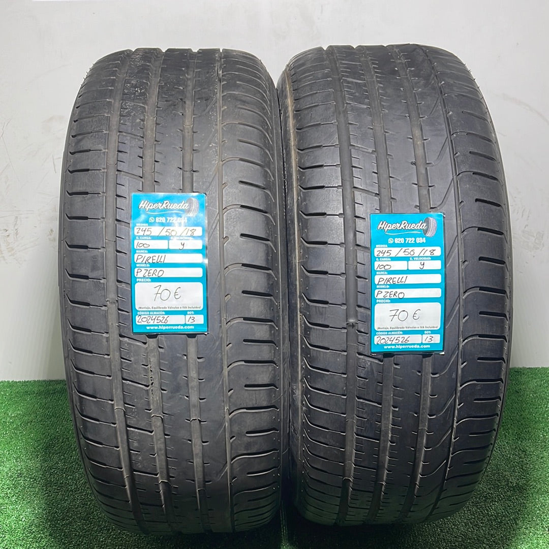 245 50 18 100Y PIRELLI P ZERO