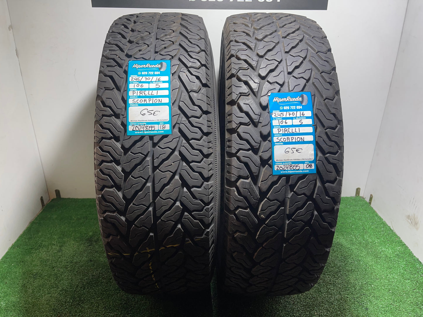 245 70 16 106S PIRELLI SCORPION A/T