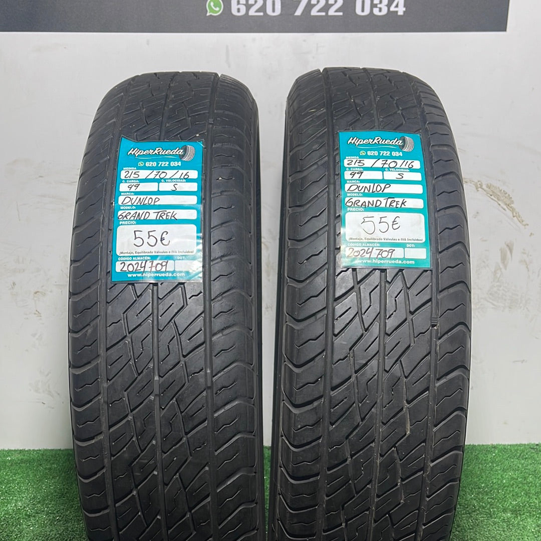 215 70 16 99S DUNLOP GRAND TREK