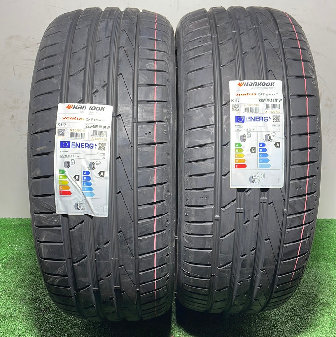 225 45 18 91W HANKOOK VENTUS S1 EVO2  /PRECIO UNIDAD, ENVÍO GRATIS.