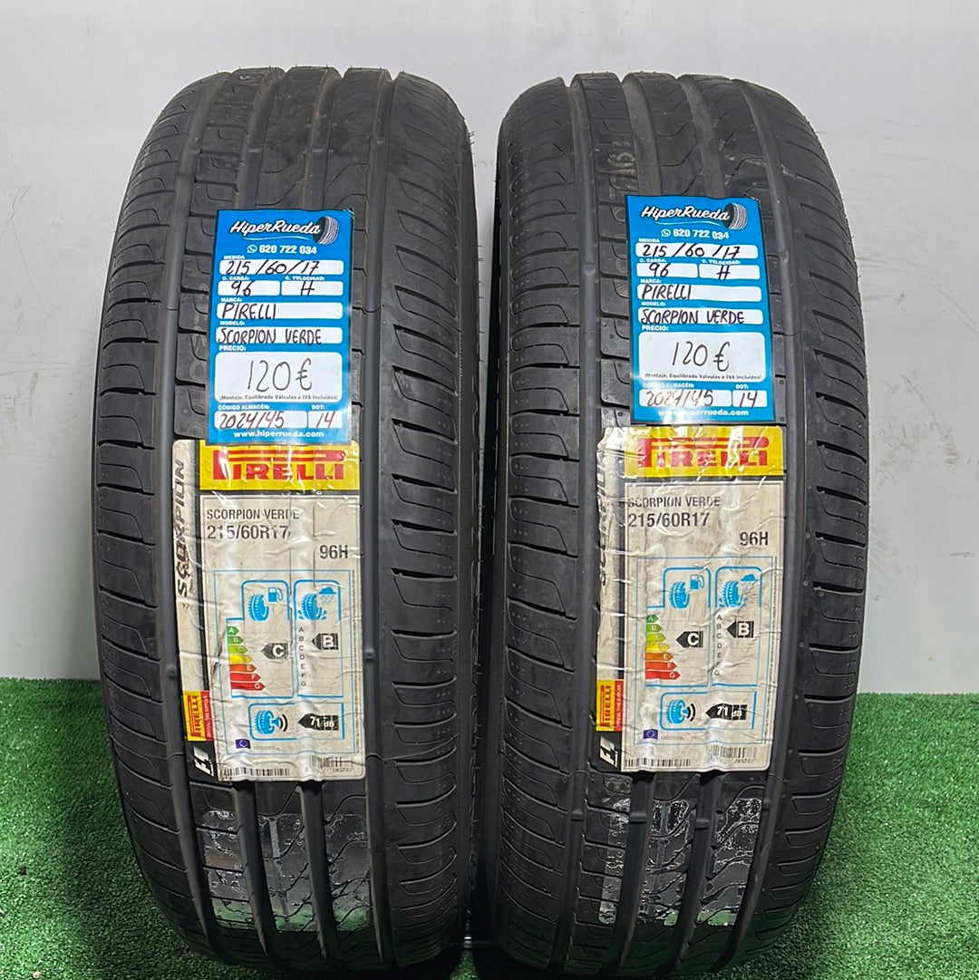 215 60 17 96H PIRELLI SCORPION VERDE