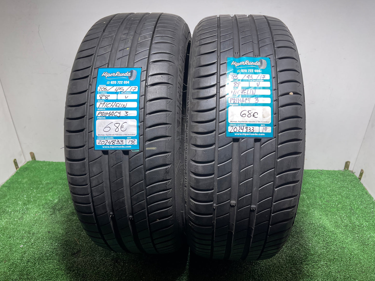 205 45 17 88V MICHELIN PRIMACY 3