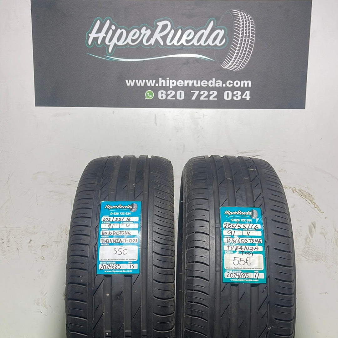 205 55 16 91V BRIDGESTONE TURANZA T001