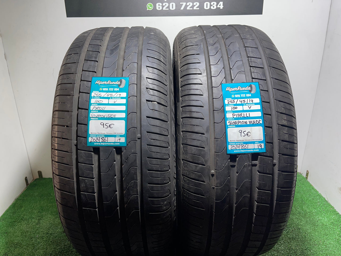 255 45 19 100V PIRELLI SCORPION VERDE