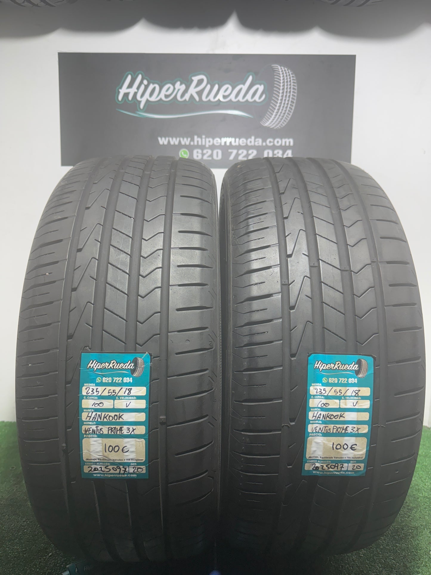 235 55 18 100V HANKOOK VENTUS PRIME 3x