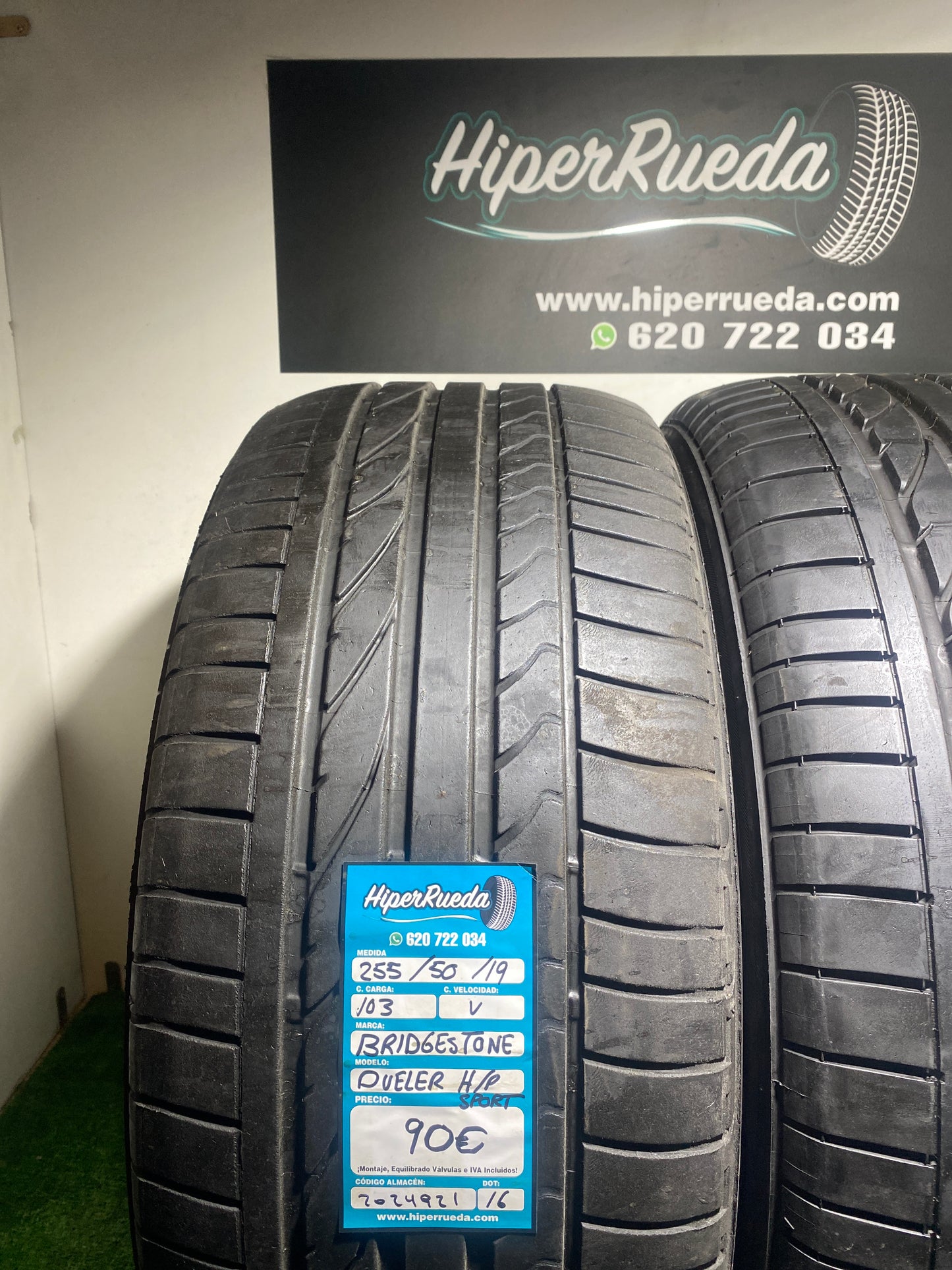 255 50 19 103V BRIDGESTONE DUELER HP SPORT