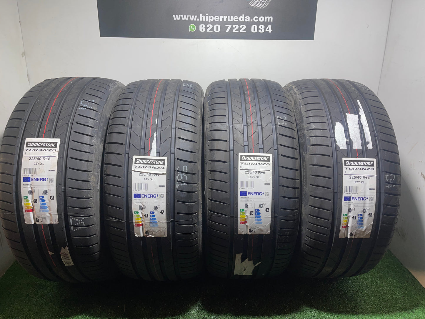 225 40 18 92Y XL BRIDGESTONE TURANZA/PRECIO UNIDAD, ENVÍO GRATIS.