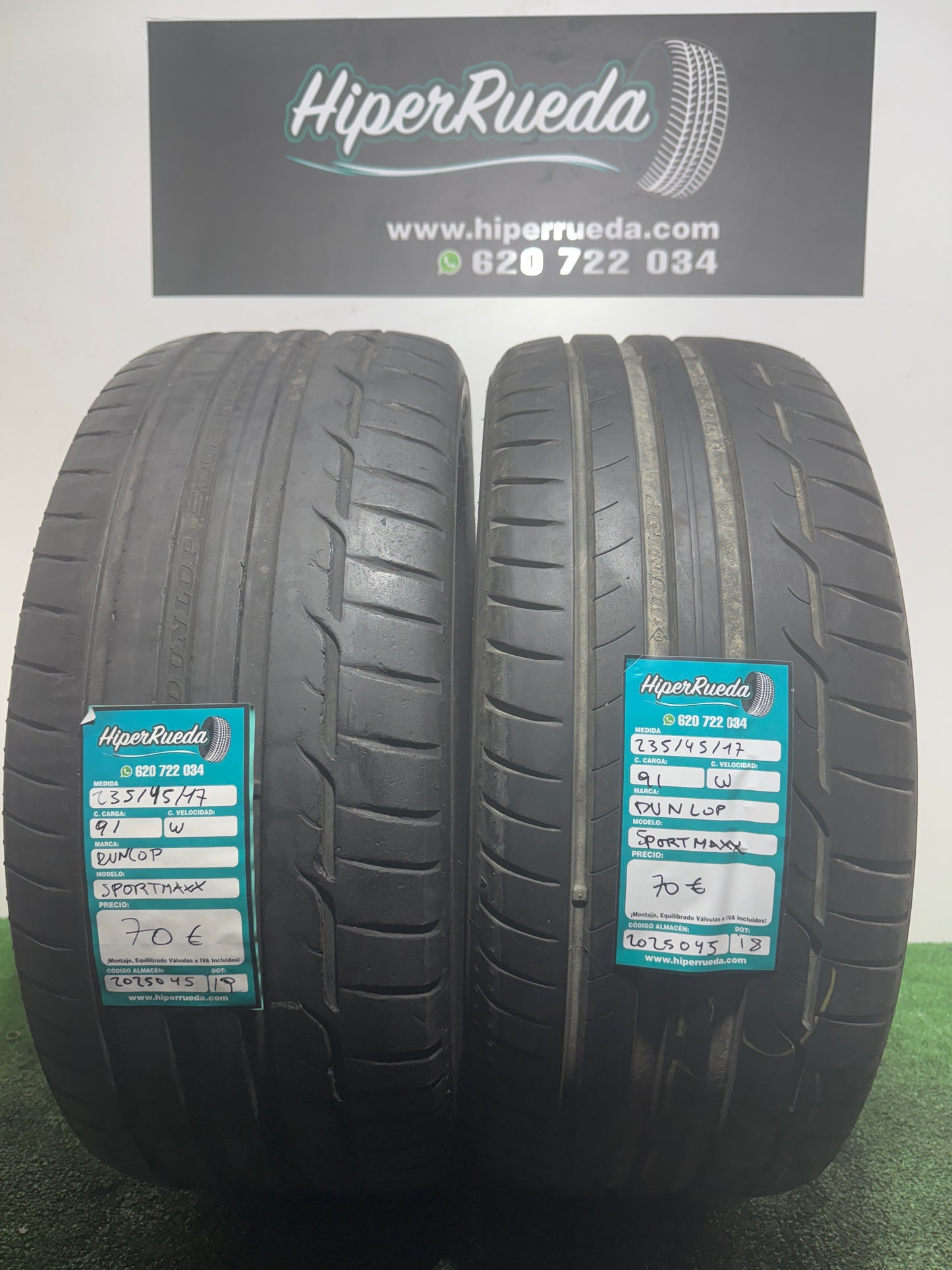 235 45 17 91W DUNLOP SPORTMAXX