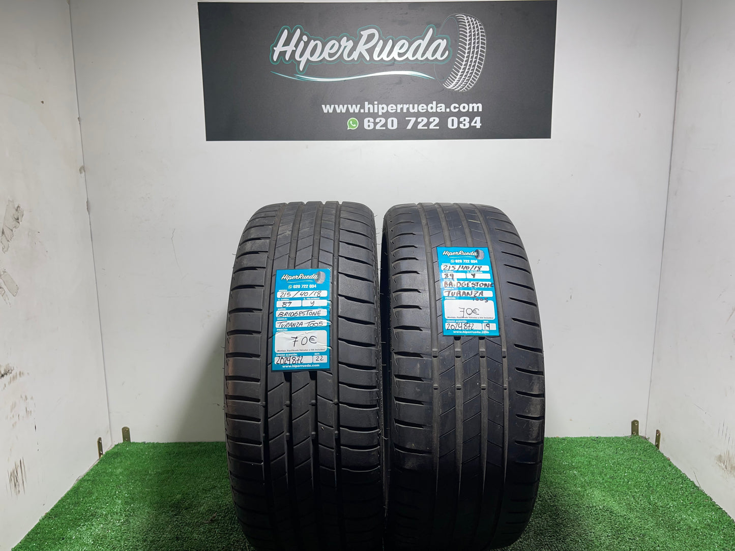 215 40 18 89Y BRIDGESTONE TURANZA T005