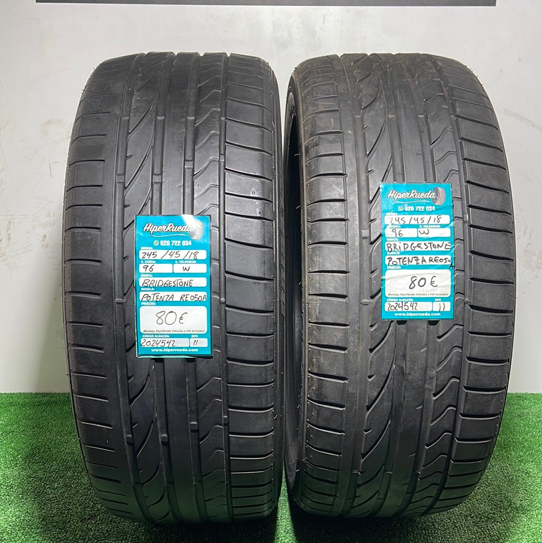 245 45 18 96W BRIDGESTONE POTENZA RE 050A