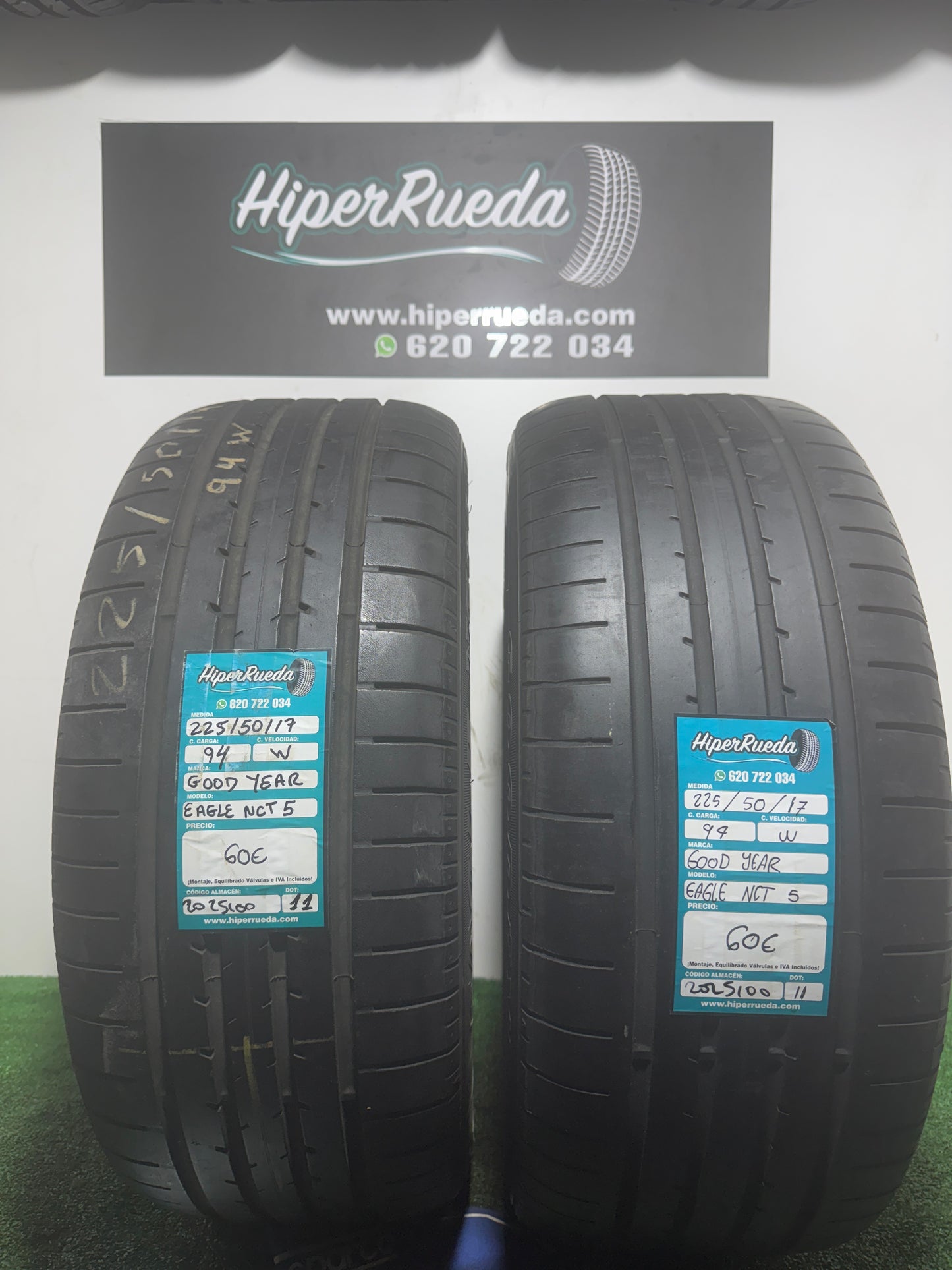 225 50 17 94W GOODYEAR EAGLE NCT5