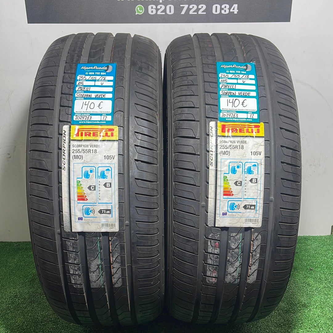 255 55 18 105V PIRELLI SCORPION VERDE