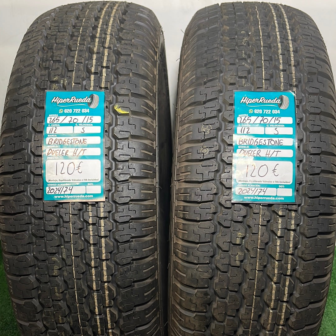 265 70 15 112S BRIDGESTONE DUELER H/T