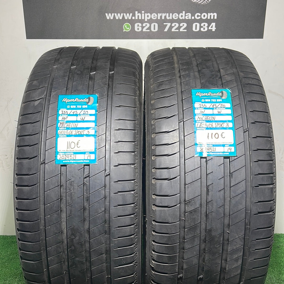 255 45 20 101W MICHELIN LATITUDE SPORT3