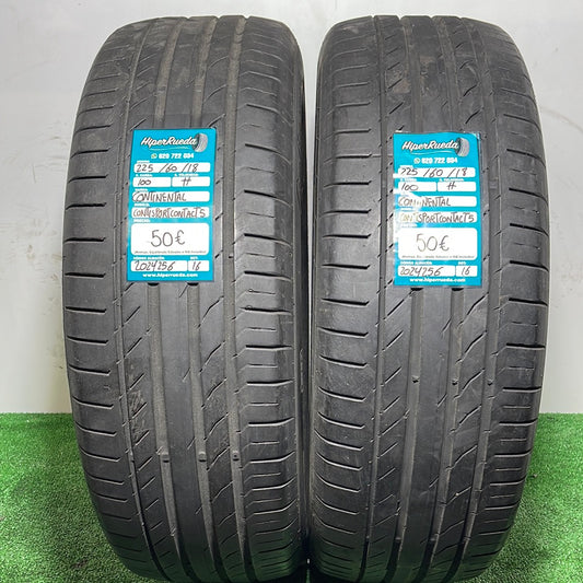 225 60 18 100H CONTINENTAL CONTISPORTCONTACT5