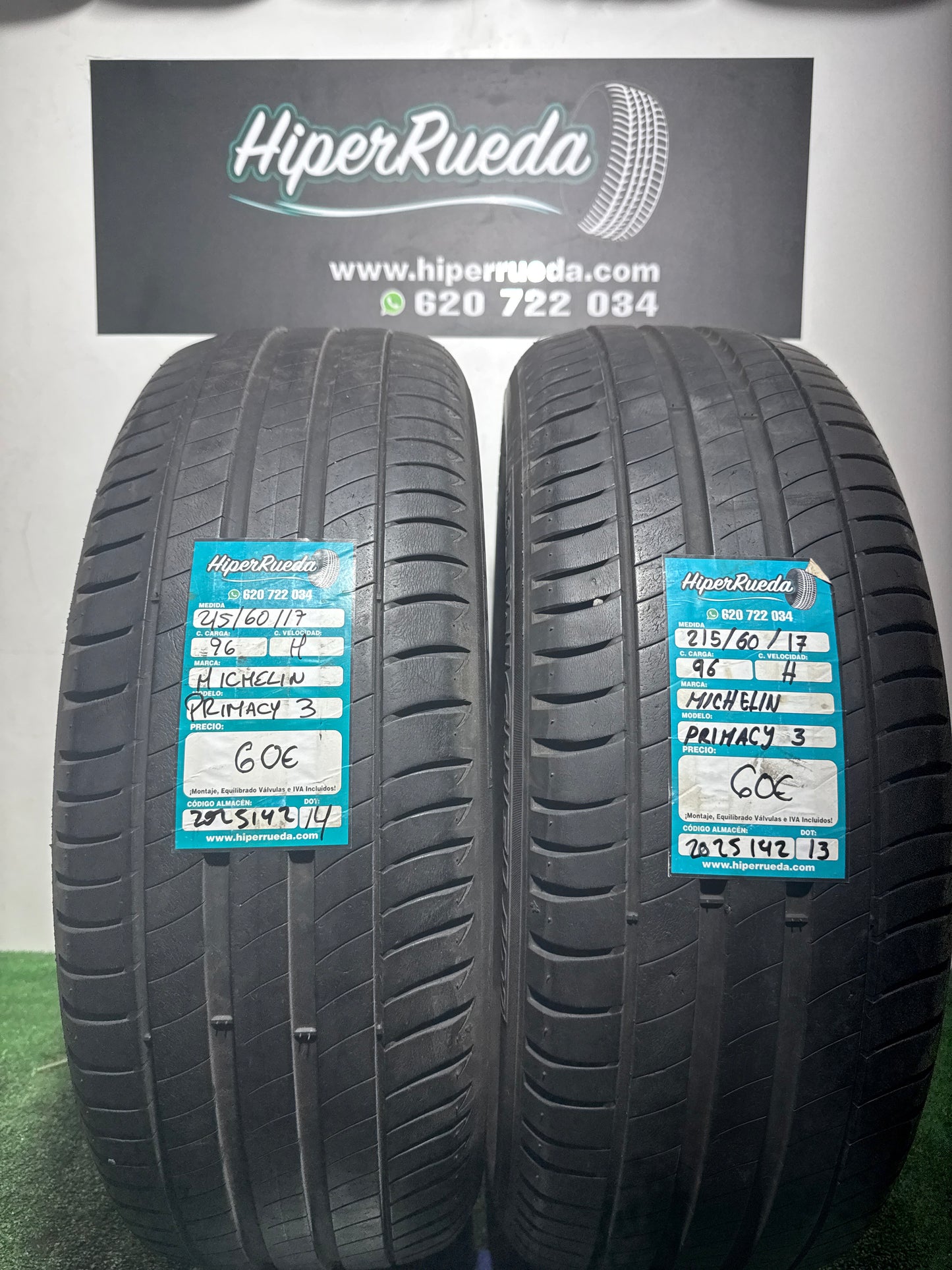 215 60 17 96H MICHELIN PRIMACY3