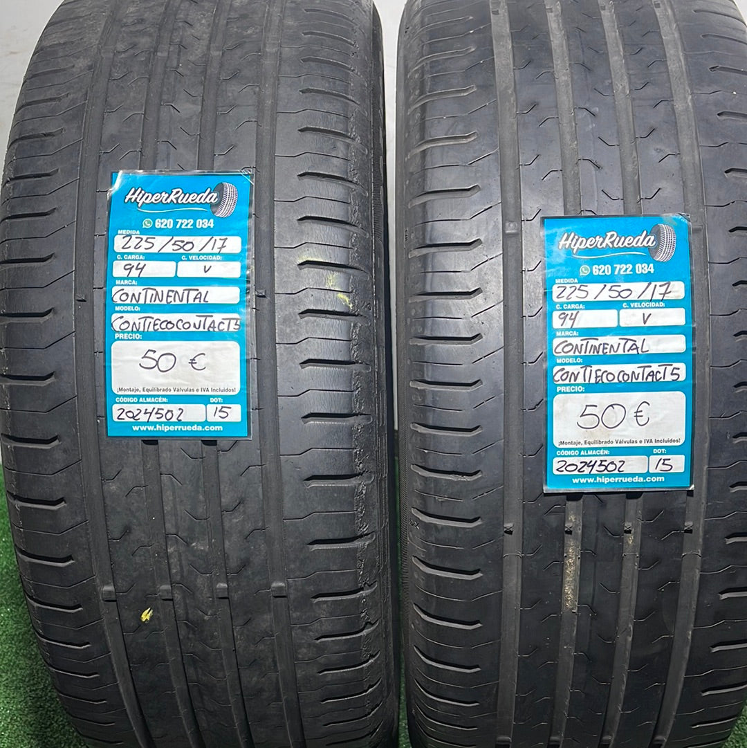 225 50 17 94V CONTINENTAL CONTIECOCONTACT 5