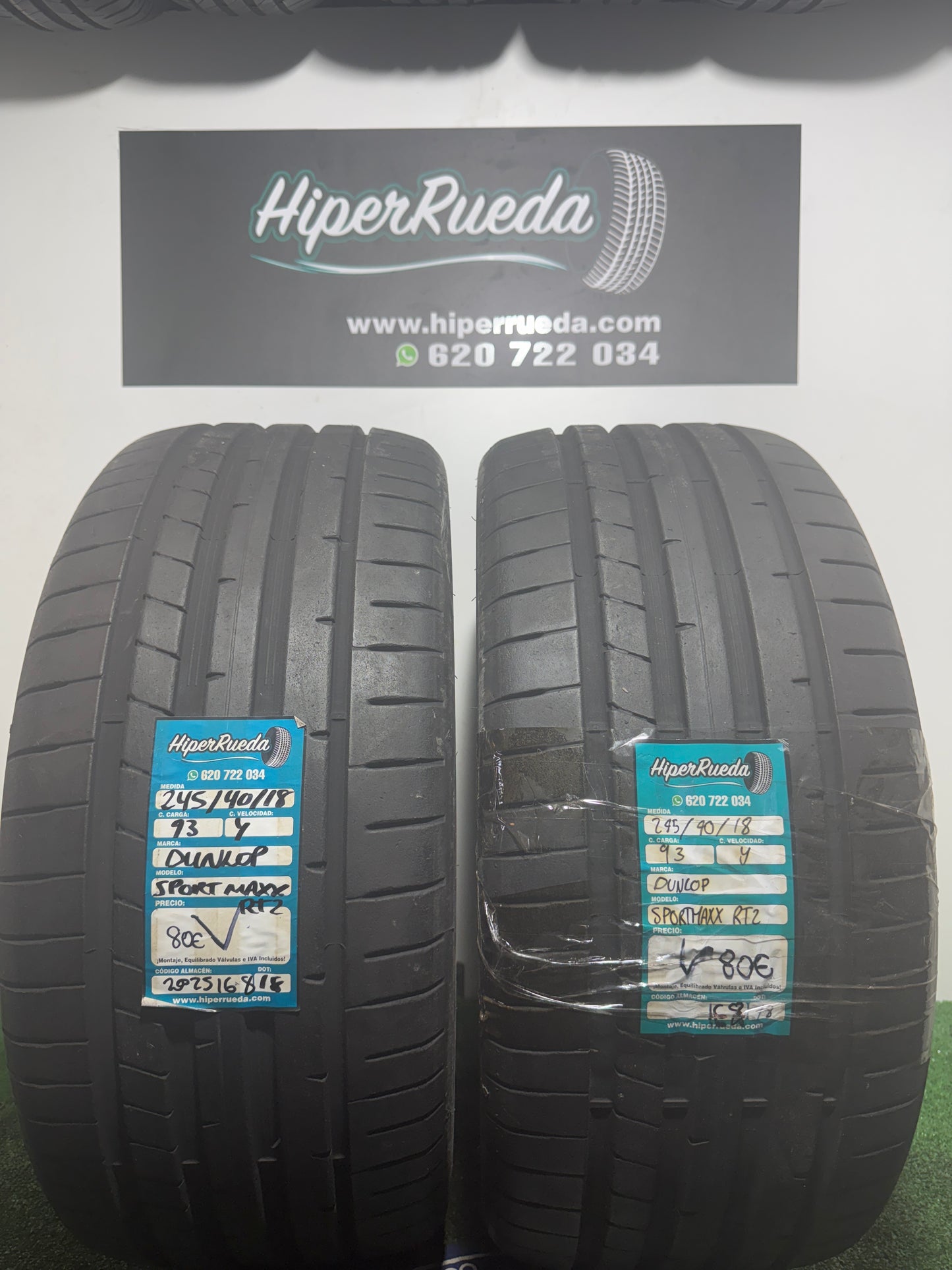 245 40 18 93Y DUNLOP SPORTMAXX RT2