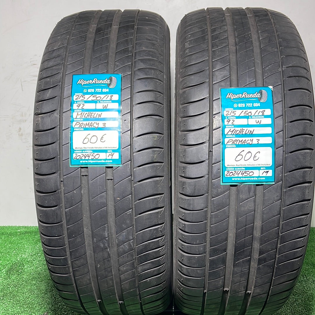 215 50 18 92W MICHELIN PRIMACY3