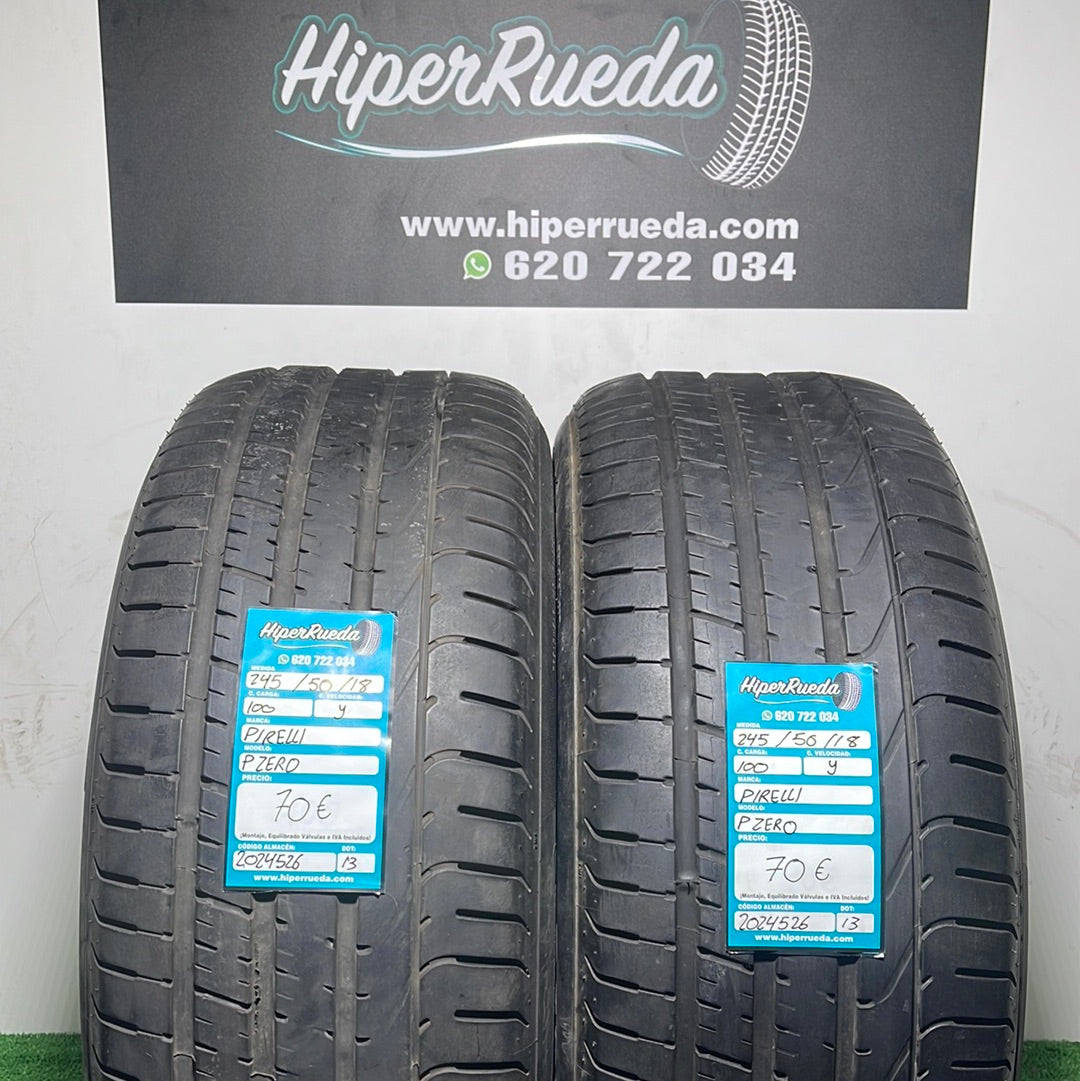 245 50 18 100Y PIRELLI P ZERO