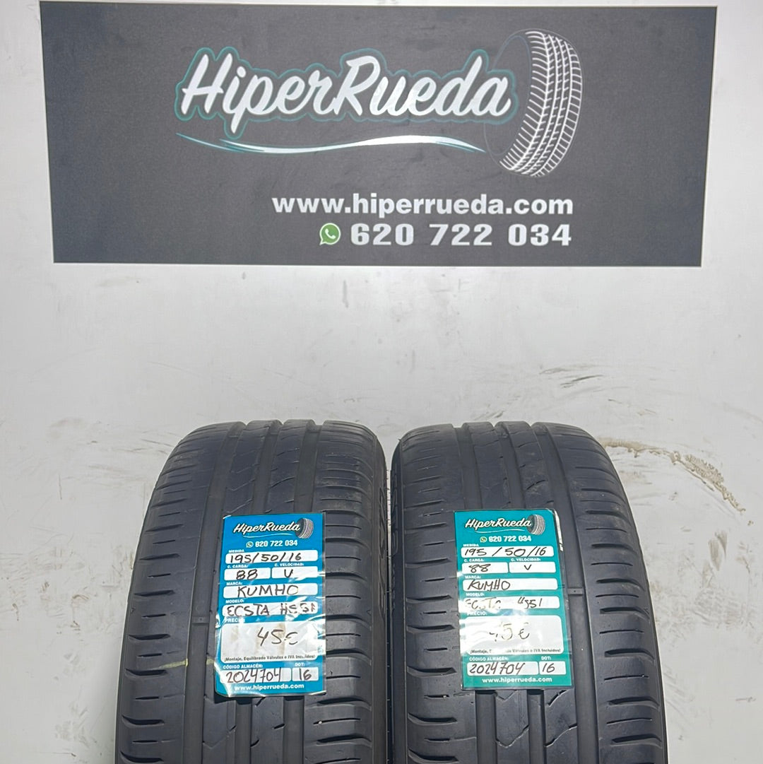 195 50 16 88V KUMHO ECSTA HS51