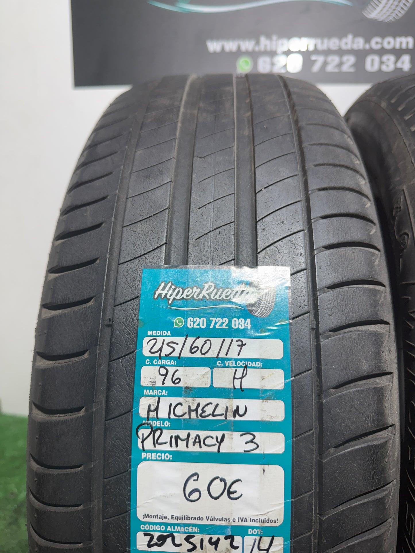 215 60 17 96H MICHELIN PRIMACY3