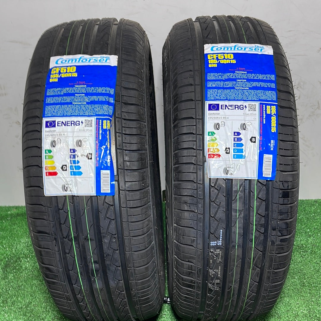 195 60 15 88H CONFORSER TIRES CON PROTECCIÓN DE LLANTAS  /PRECIO UNIDAD,  ENVÍO GRATIS.