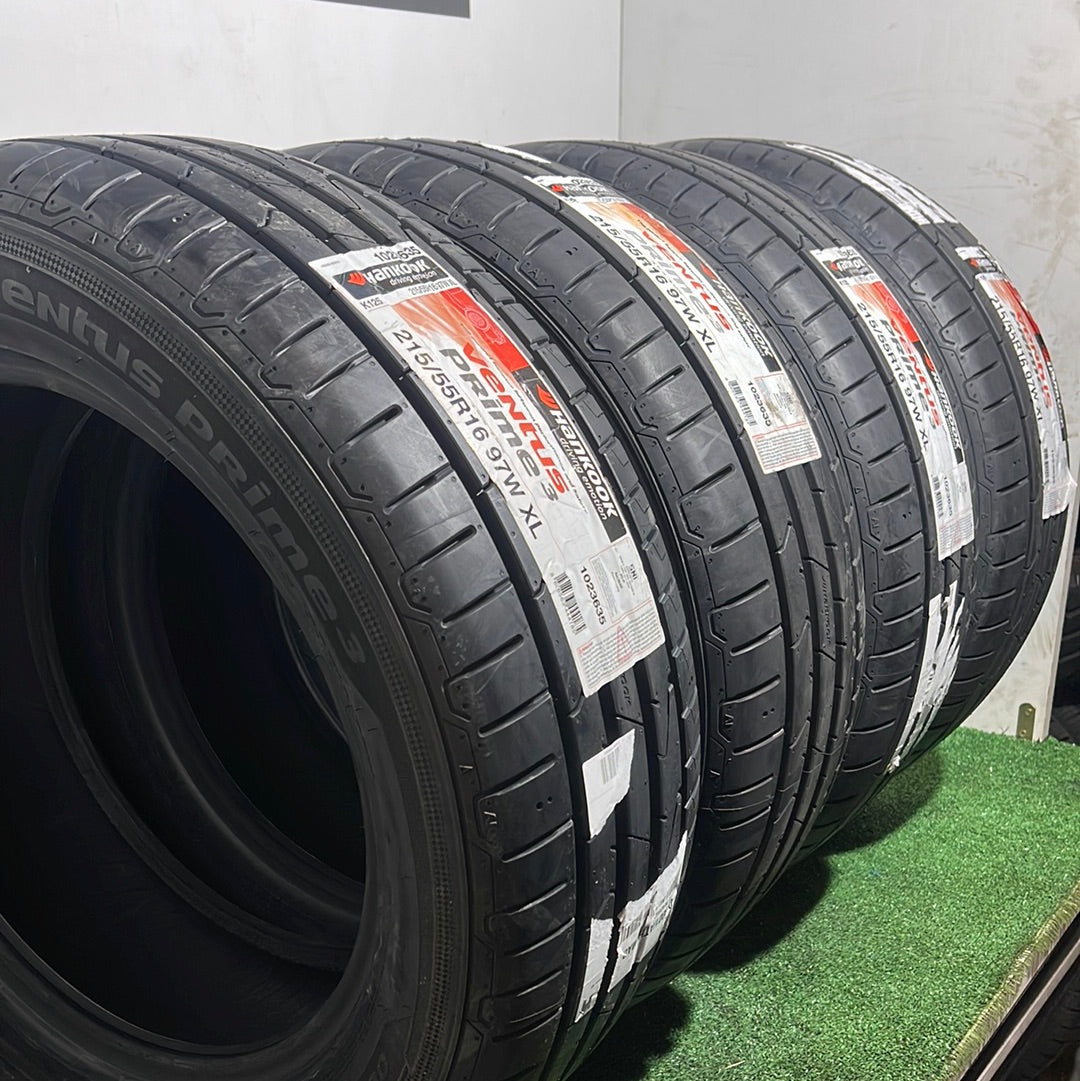 215 55 16 97W XL HANKOOK VENTUS PRIME 3/ PRECIO UNIDAD, ENVÍO GRATIS.