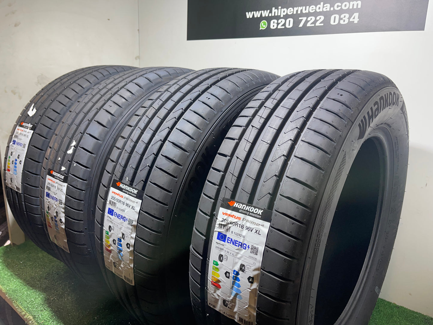 205 60 16 96V XL HANKOOK VENTUS PRIME 4/PRECIO UNIDAD, ENVÍO GRATIS.