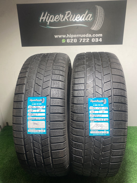 235 60 18 107H PIRELLI SCORPION ICE&SNOW