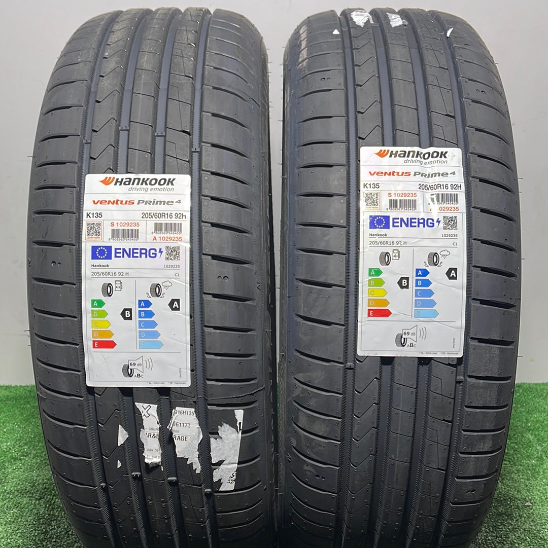 205 60 16 92H HANKOOK VENTUS PRIME 4/ PRECIO UNIDAD, ENVÍO GRATIS.