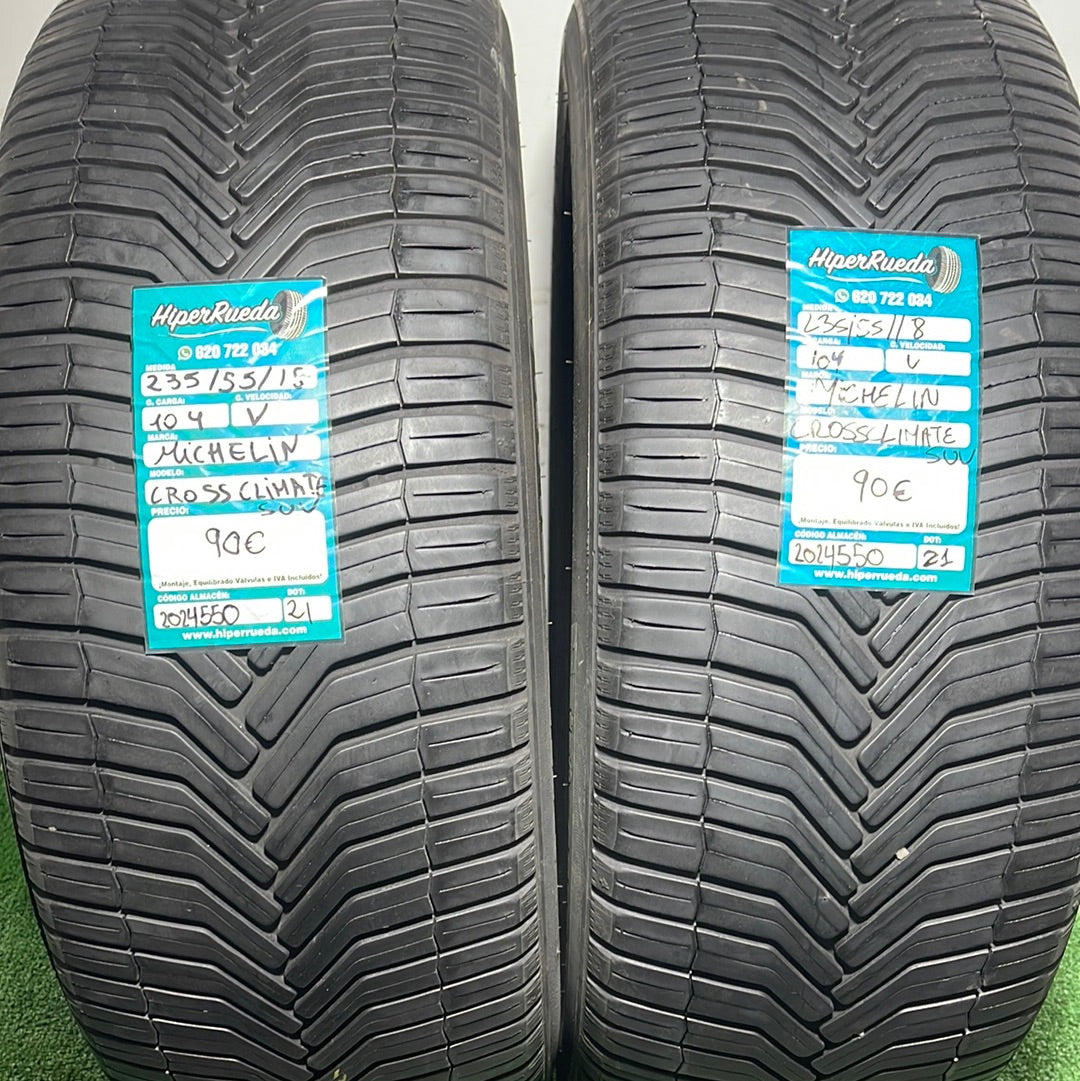 235 55 18 104V MICHELIN CROSSCLIMATE