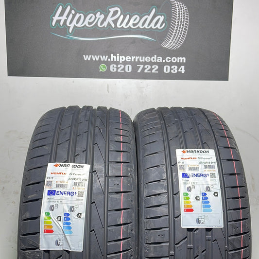 225 45 18 91W HANKOOK VENTUS S1 EVO2  /PRECIO UNIDAD, ENVÍO GRATIS.