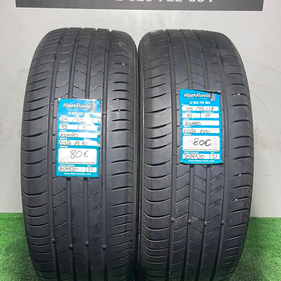 215 55 18 95H KUMHO ECSTA HS51