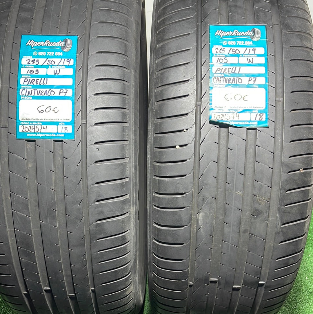 245 50 19 105W PIRELLI CINTURATO P7