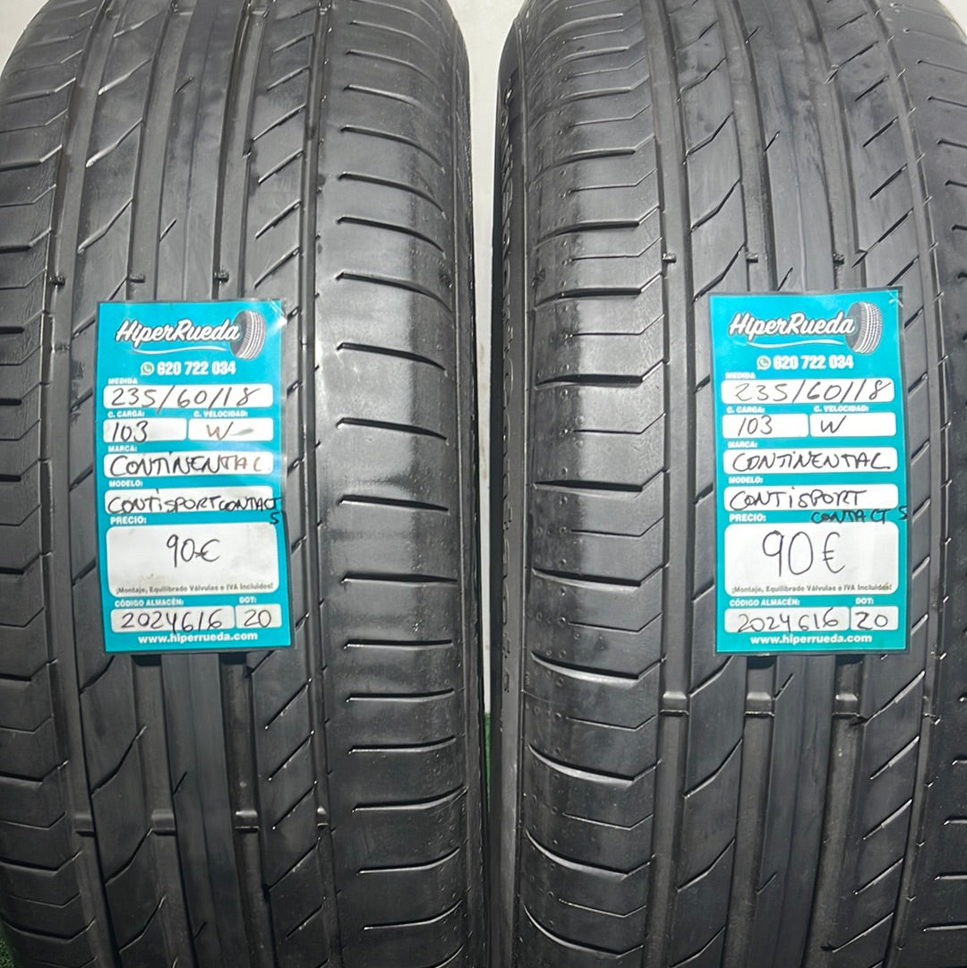 235 60 18 103W CONTINENTAL CONTISPORTCONTACT5