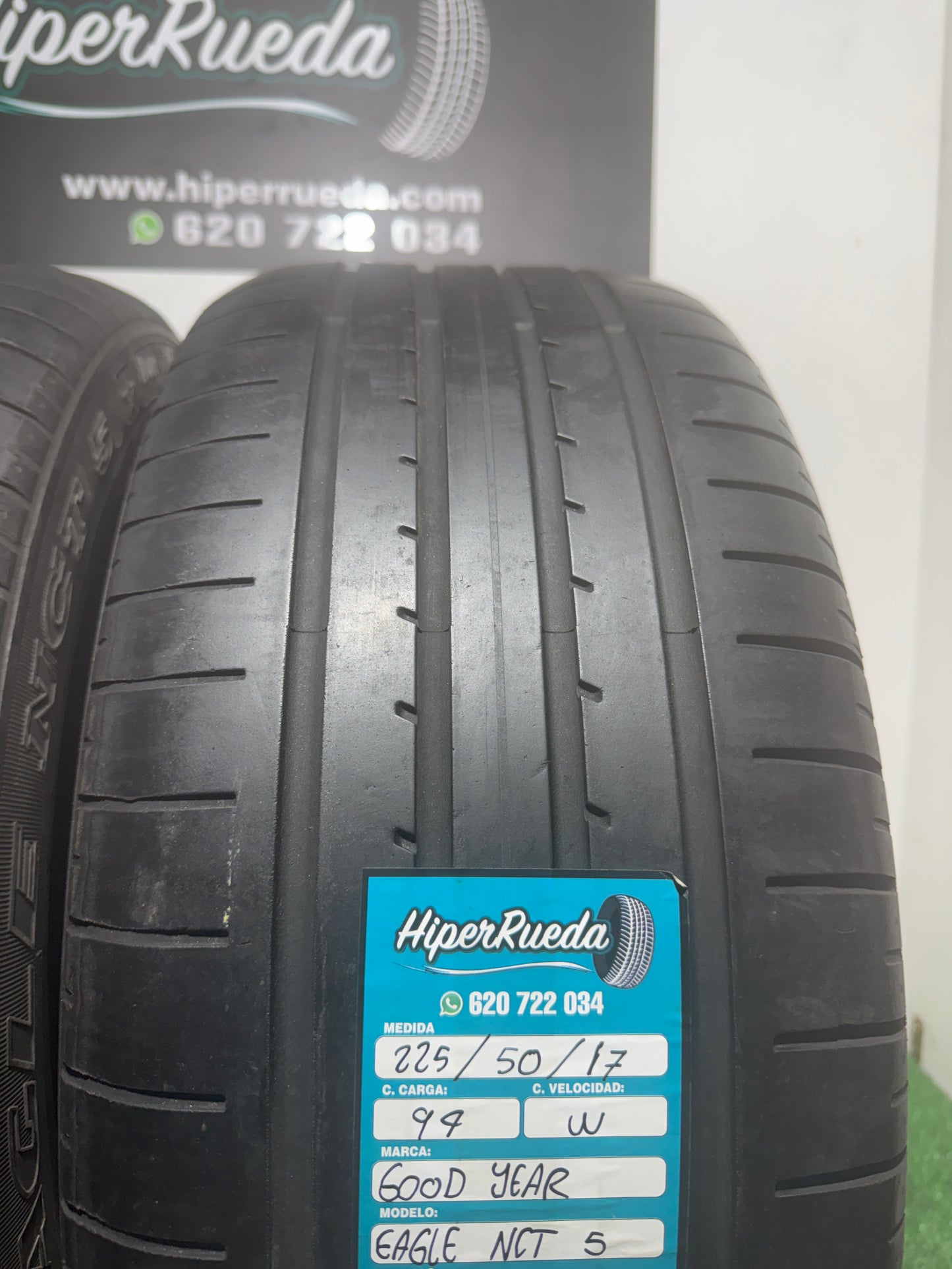 225 50 17 94W GOODYEAR EAGLE NCT5