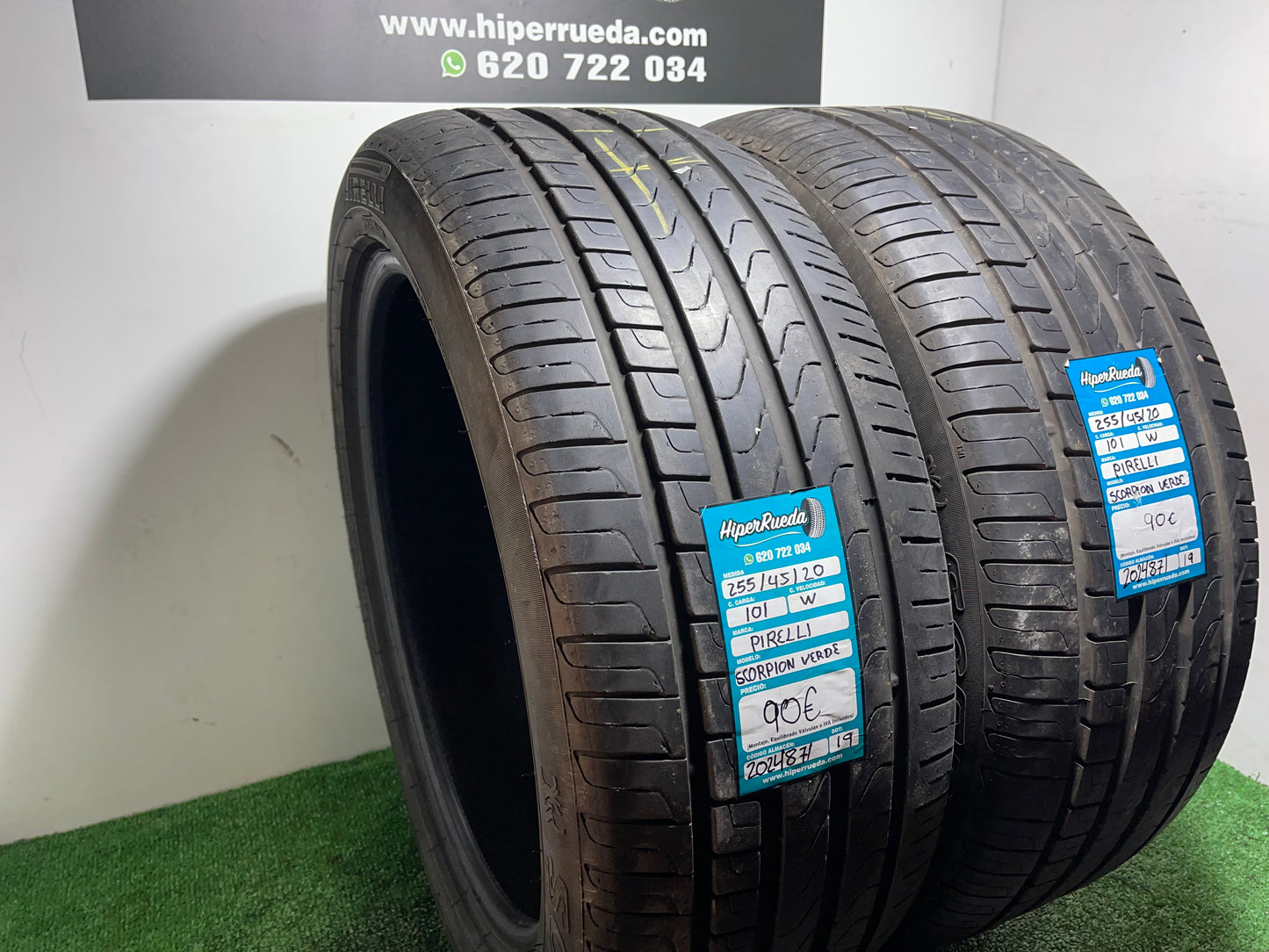 255 45 20 101W PIRELLI SCORPION VERDE