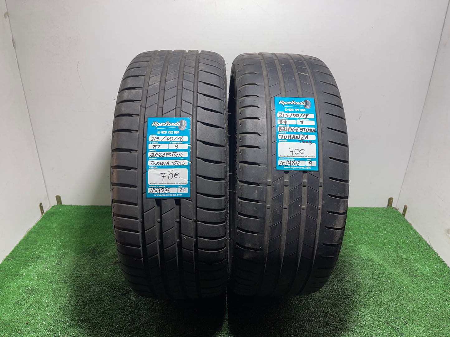 215 40 18 89Y BRIDGESTONE TURANZA T005