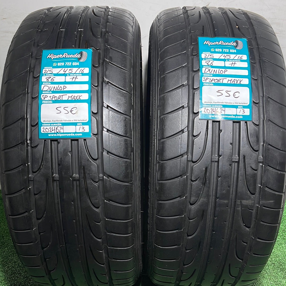 215 45 16 86H DUNLOP SP SPORT MAXX