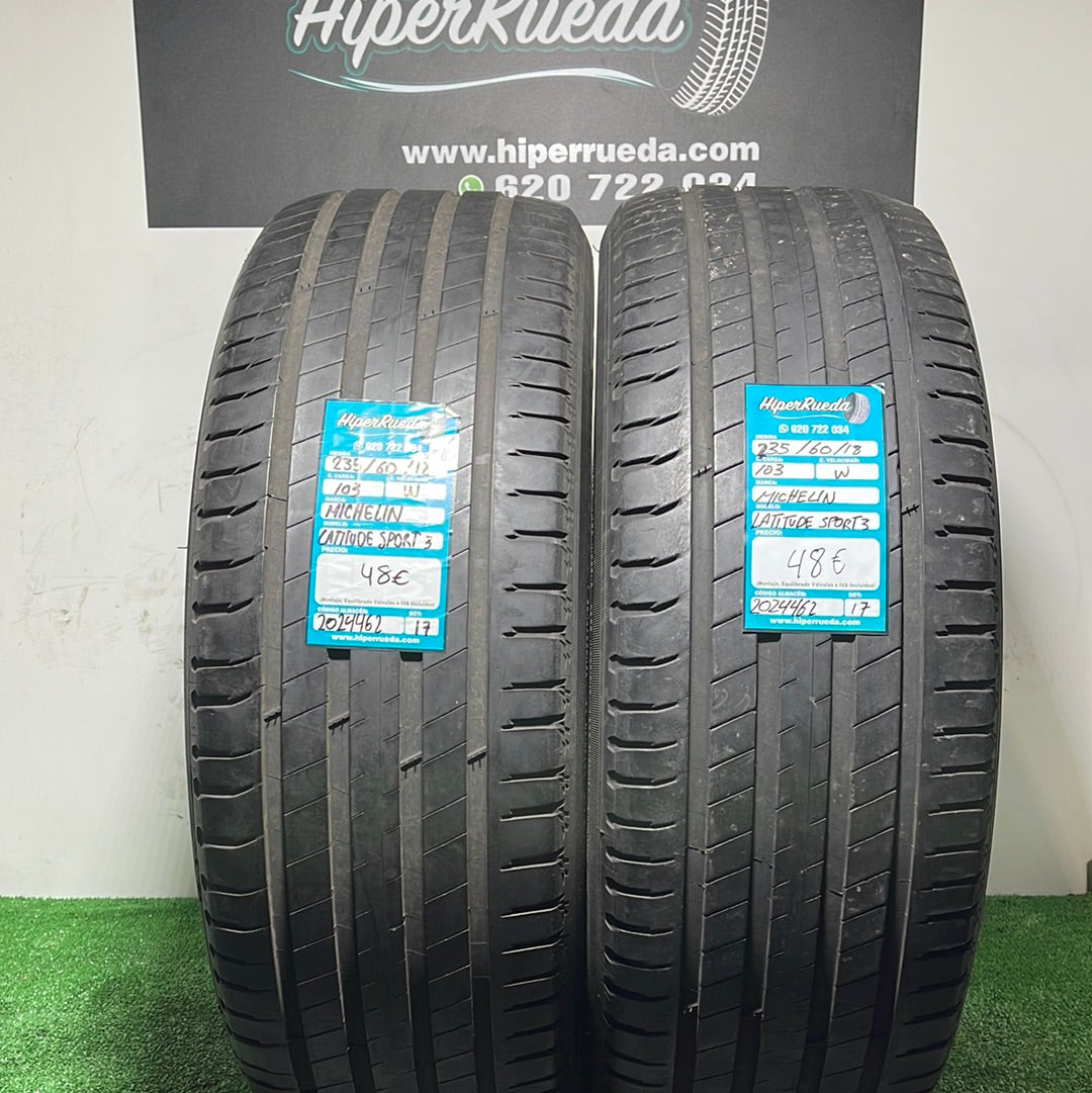 235 60 18 103W MICHELIN LATITUDE SPORT3