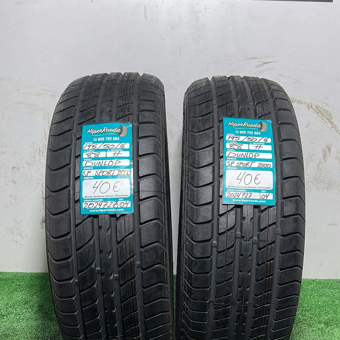 195 50 16 88H DUNLOP SP SPORT 2000