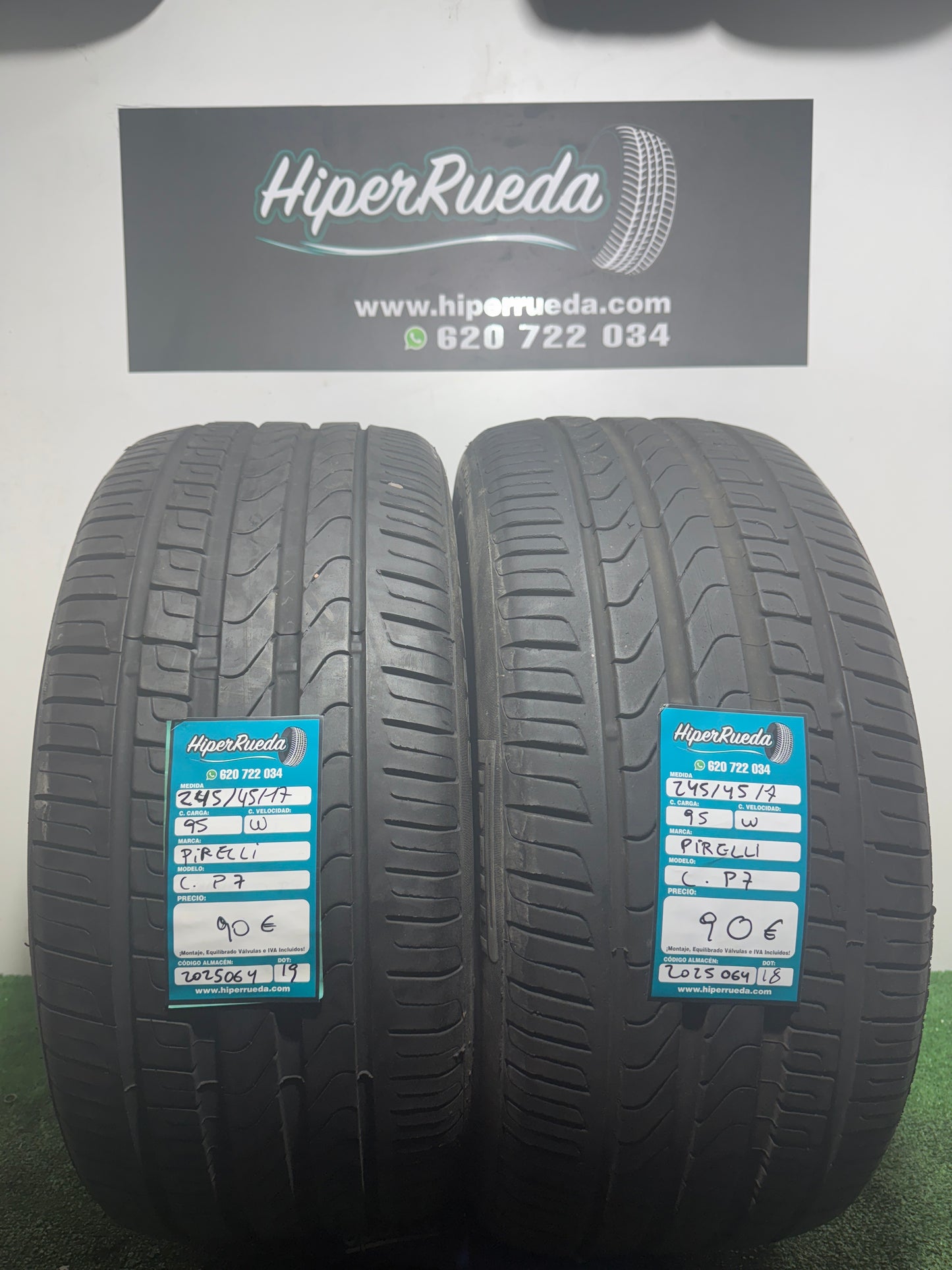 245 45 17 95W PIRELLI CINTURATO P7